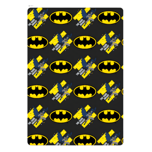 Coperta plaid batman in pile morbido 100x140 cm – coperta in pile per bambini e adulti – plaid caldo e soffice con personaggio batman