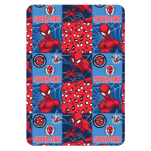 Coperta plaid spiderman in pile morbido 100x140 cm – coperta in pile per bambini e adulti – plaid caldo e soffice con personaggio spiderman