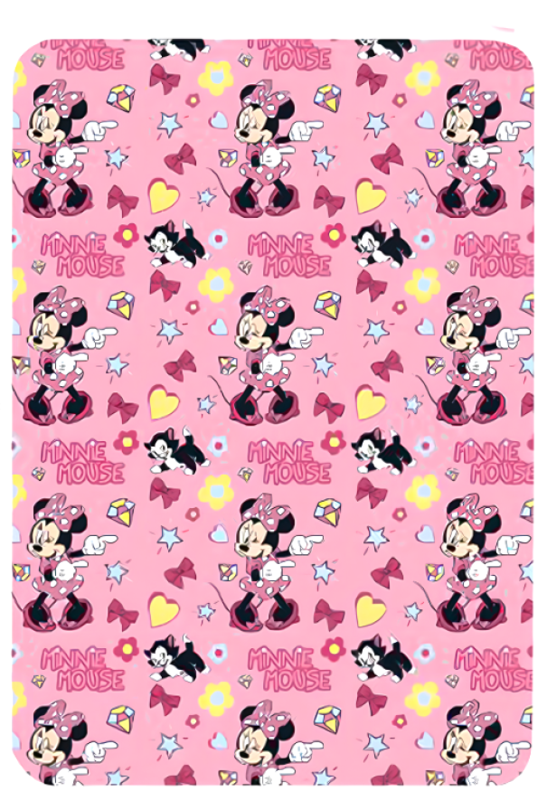 Coperta Plaid Minnie Mouse