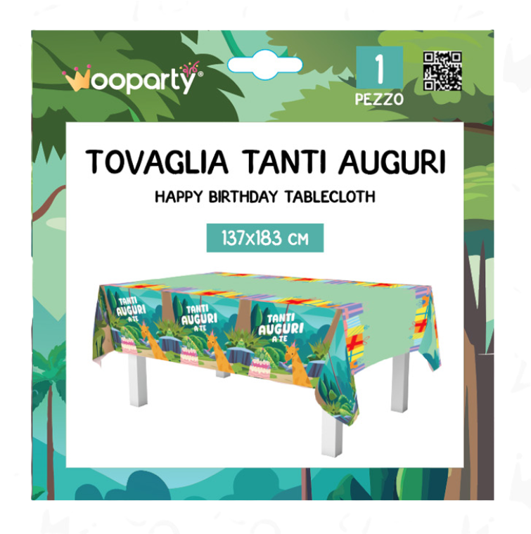 Set festa di compleanno Animali nella Giungla