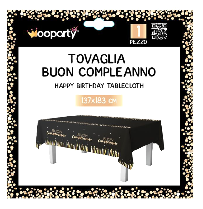 Set festa di compleanno Black