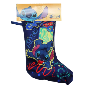 Calza con sopresa stitch boy, calza con giocattoli e gadget, regalo di natale per bambini, calza befana per bambini personaggio animato