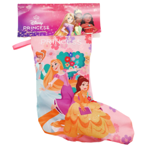 Calza regalo  principesse, calza con giocattoli e gadget, idea regalo e compleanno bambini, calza personaggio animato