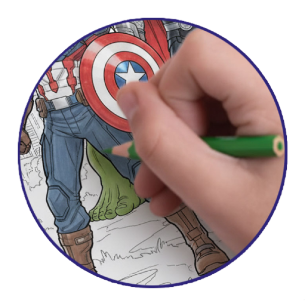 Album da colorare Avengers