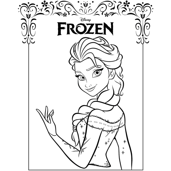 Album da colorare Frozen