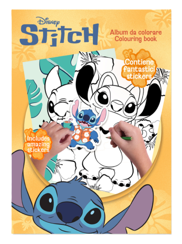 Album da colorare Stitch Boy