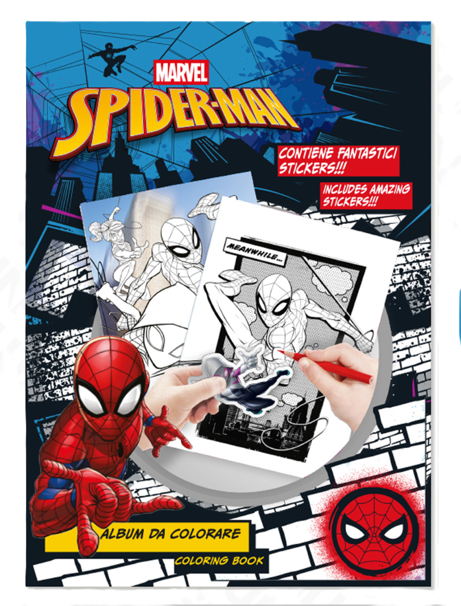 Album da colorare Spiderman