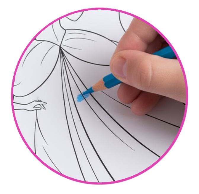 Album da colorare Principesse