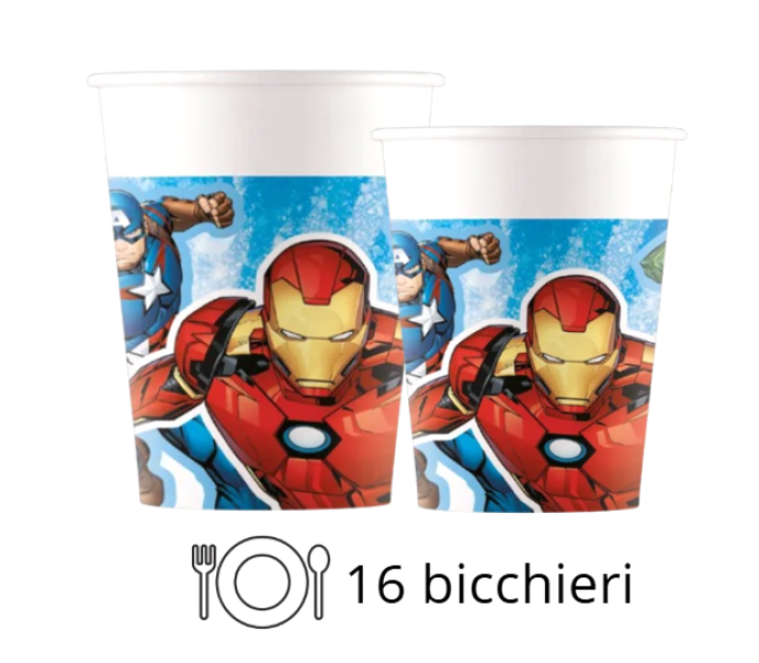 Kit Compleanno Tavola Avengers 16 Persone