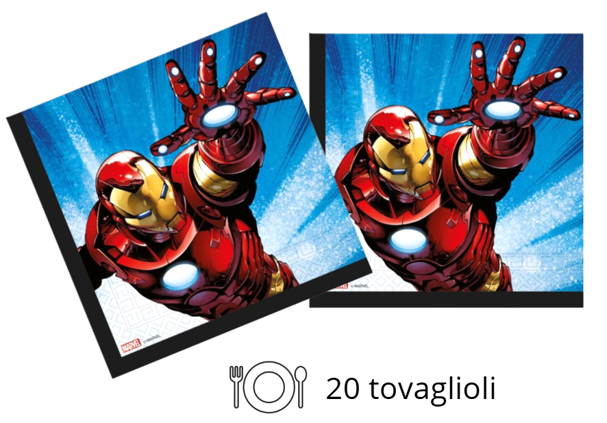 Kit Compleanno Tavola Avengers 16 Persone