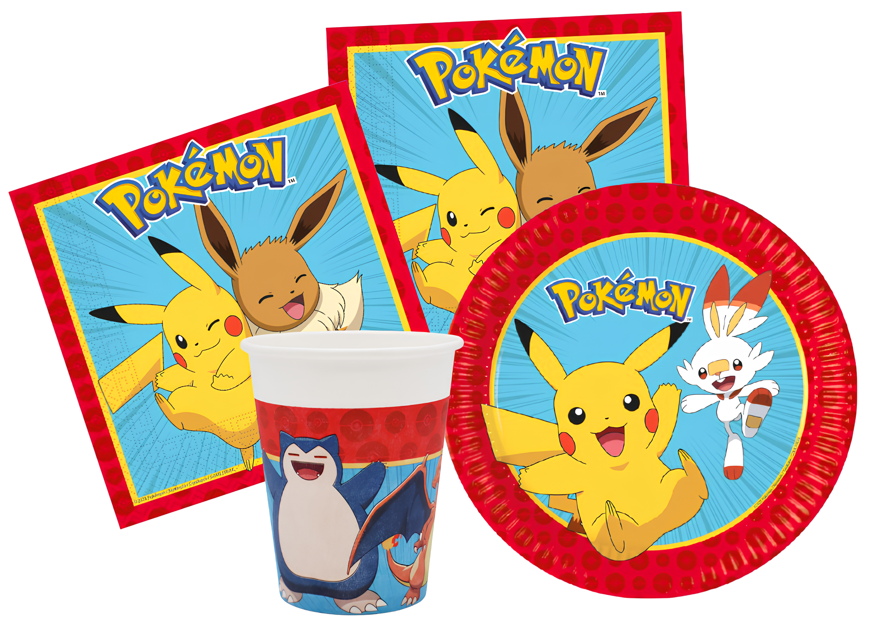 Kit Compleanno Tavola Pokemon 16 persone