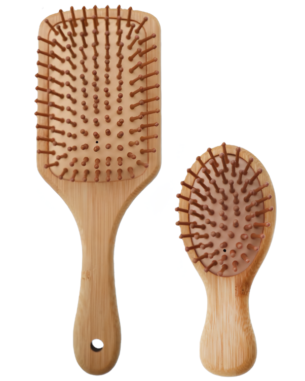Set spazzole per capelli in bambu00f9