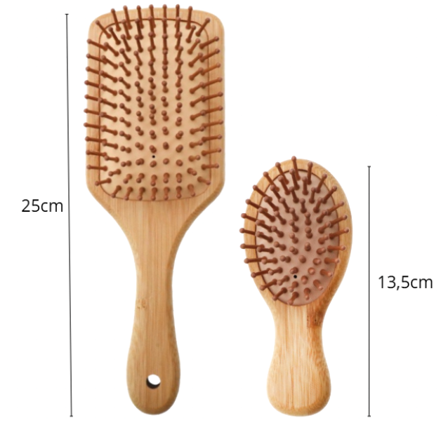 Set spazzole per capelli in bambu00f9