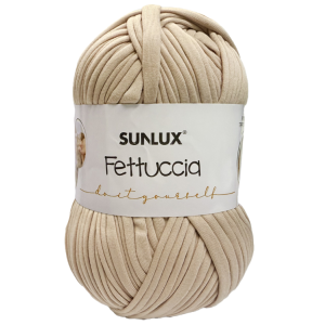 Fettuccia beige 200g colore 34, filato beige per borse, fettuccia spessa 2,5cm x 60m