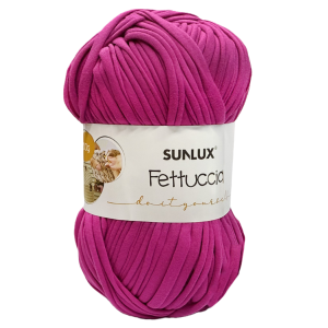 Fettuccia fucsia 200g colore 37, filato fucsia per borse, fettuccia spessa 2,5cm x 60m