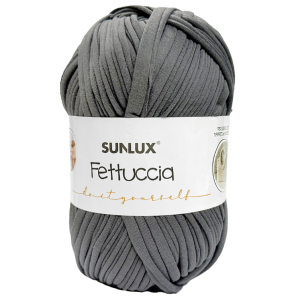 Fettuccia grigio 200g colore 17, filato grigio per borse, fettuccia spessa 2,5cm x 60m
