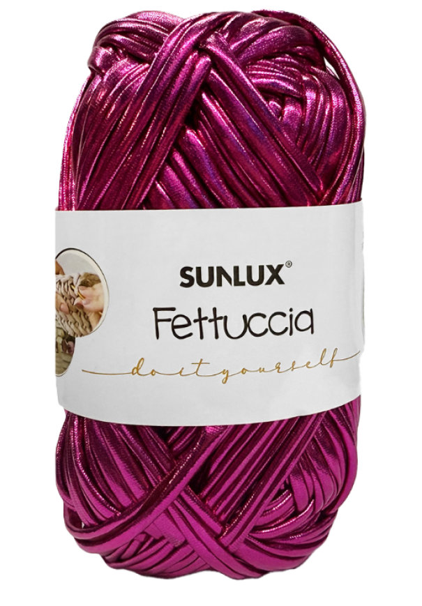 Fettuccia Fucsia Metal 100g