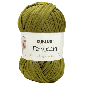 Fettuccia verde militare 200g colore 48, filato verde per borse, fettuccia spessa 2,5cm x 60m