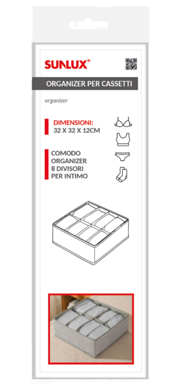 Organizer Cassetto Portatutto per Intimo 