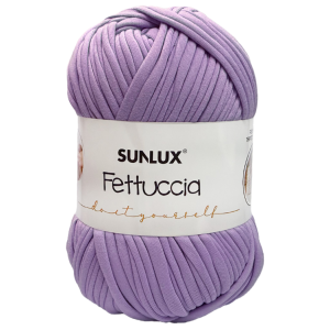 Fettuccia lilla 200g, filato lilla per borse, fettuccia spessa 2,5cm x 60m