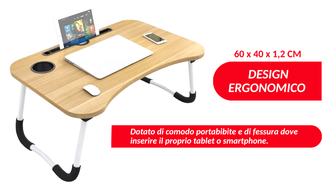 Tavolino da Letto Pieghevole