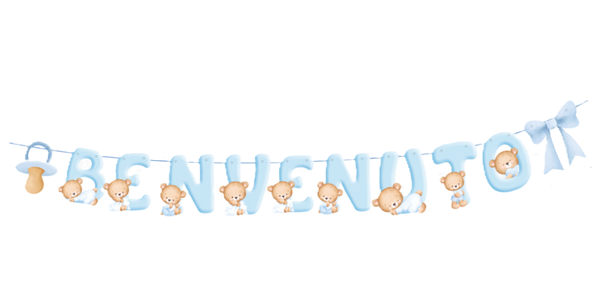 Festone Benvenuto In carta