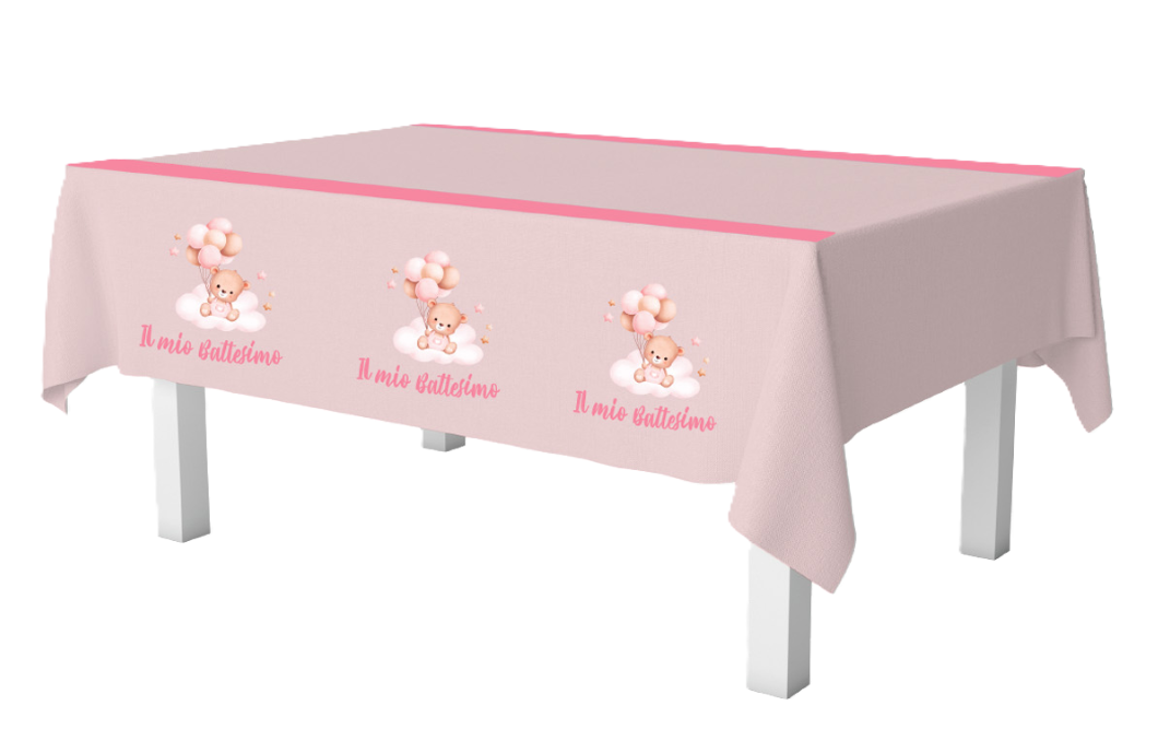 Tovaglia Rosa Battesimo