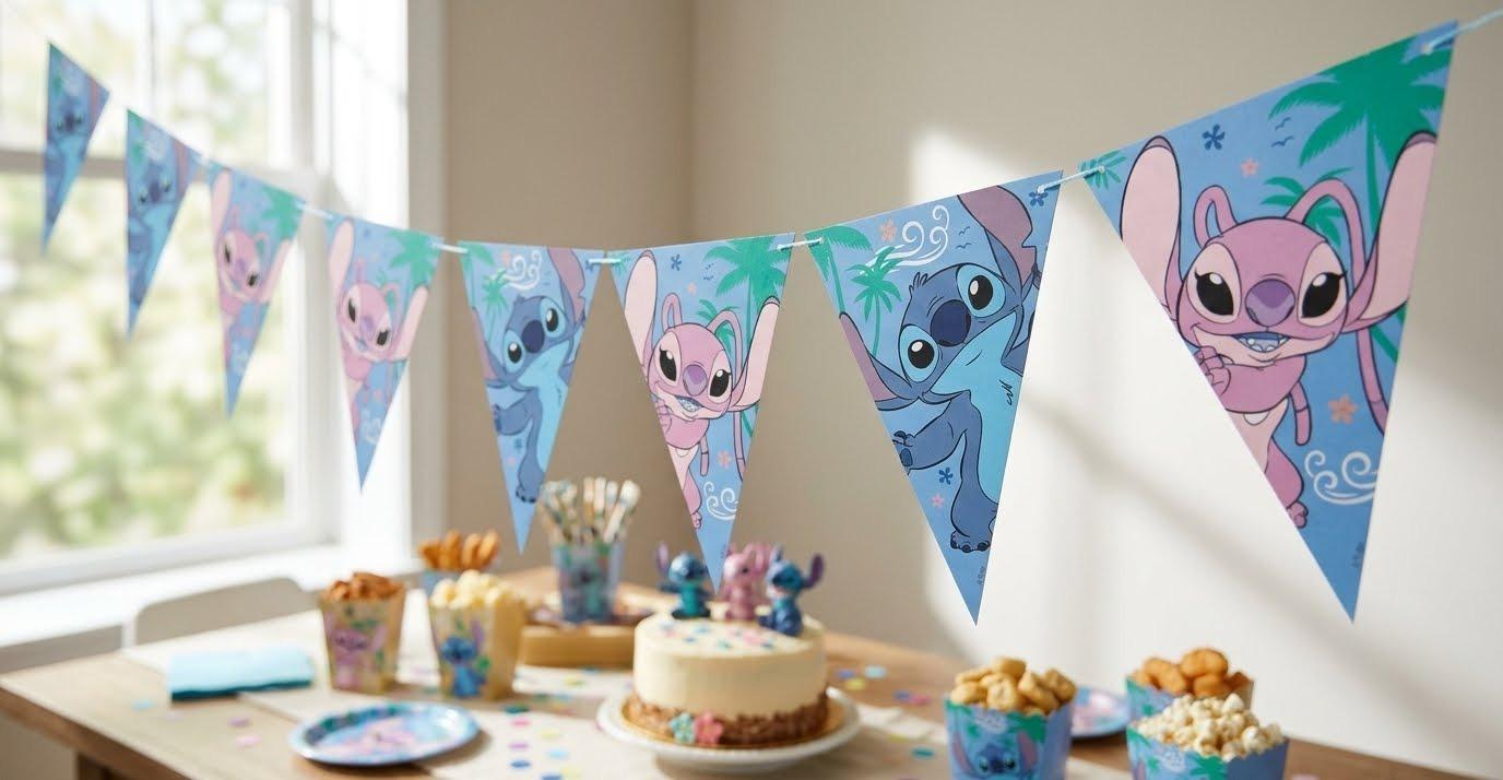 Kit Compleanno Stitch per 24 Persone