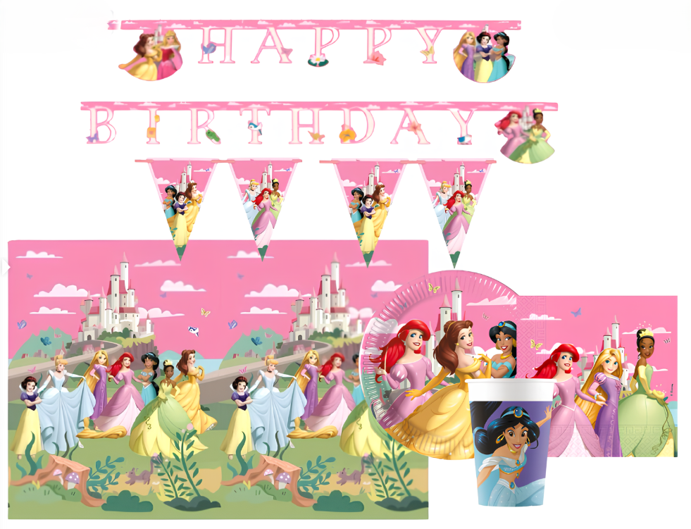 Kit compleanno Principesse Disney