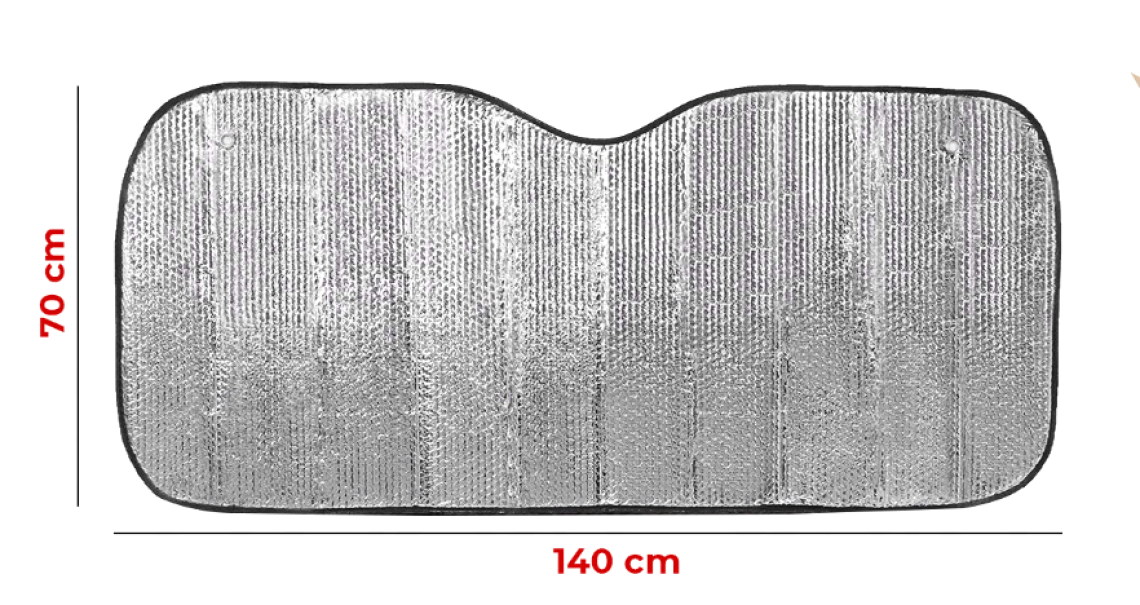 Parasole Termico 140x70cm Pieghevole