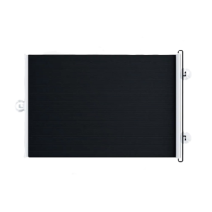 Tenda parasole retrattile 50x130cm con ventose, tendina oscurante anti-uv e anti-calore, universale per finestrini e superfici in vetro