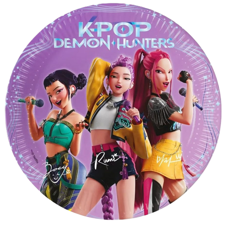 Piatti in carta K-Pop Demon Hunters