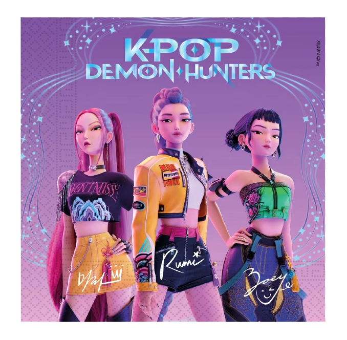 Tovaglioli in carta K-Pop Demon Hunters 20 pezzi