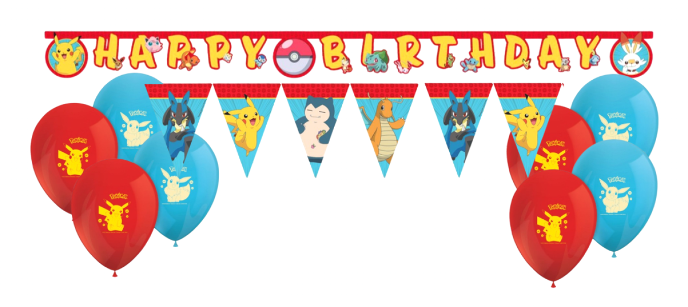 Kit Compleanno Pokemon per 24 Persone