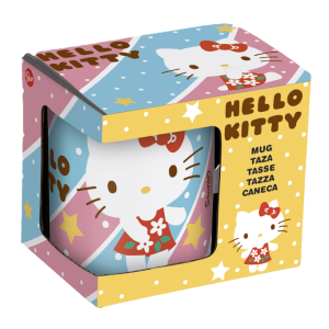 Tazza hello kitty in ceramica 375ml - mug per colazione 11oz per bambini