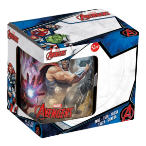 Tazza avengers in ceramica 375ml - mug colazione 11oz marvel per bambini
