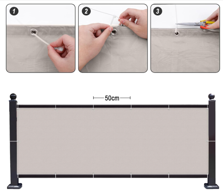 Copertura Frangivista 3m x 90cm