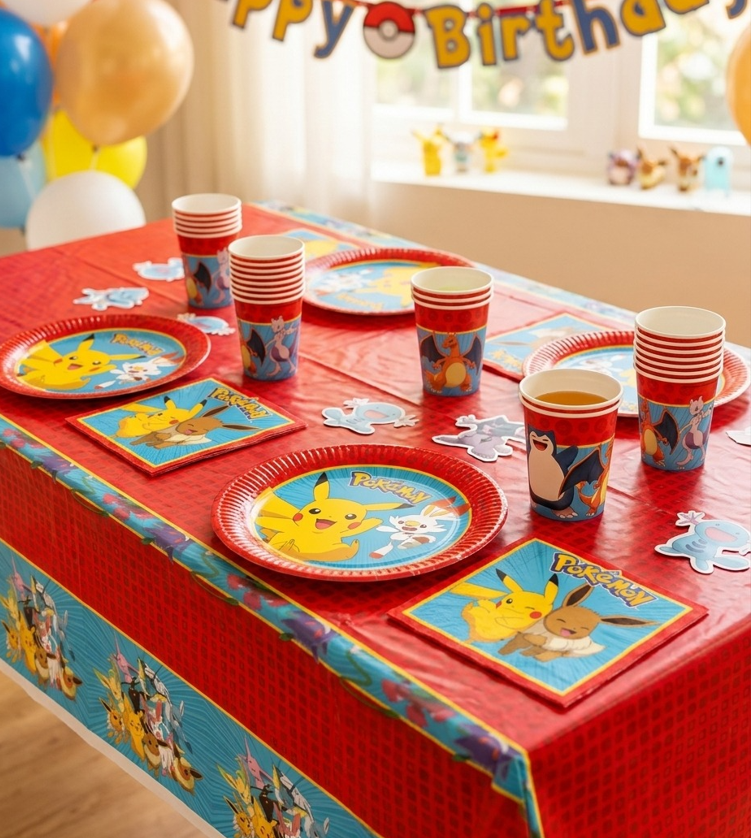 Kit Compleanno Pokemon per 24 Persone
