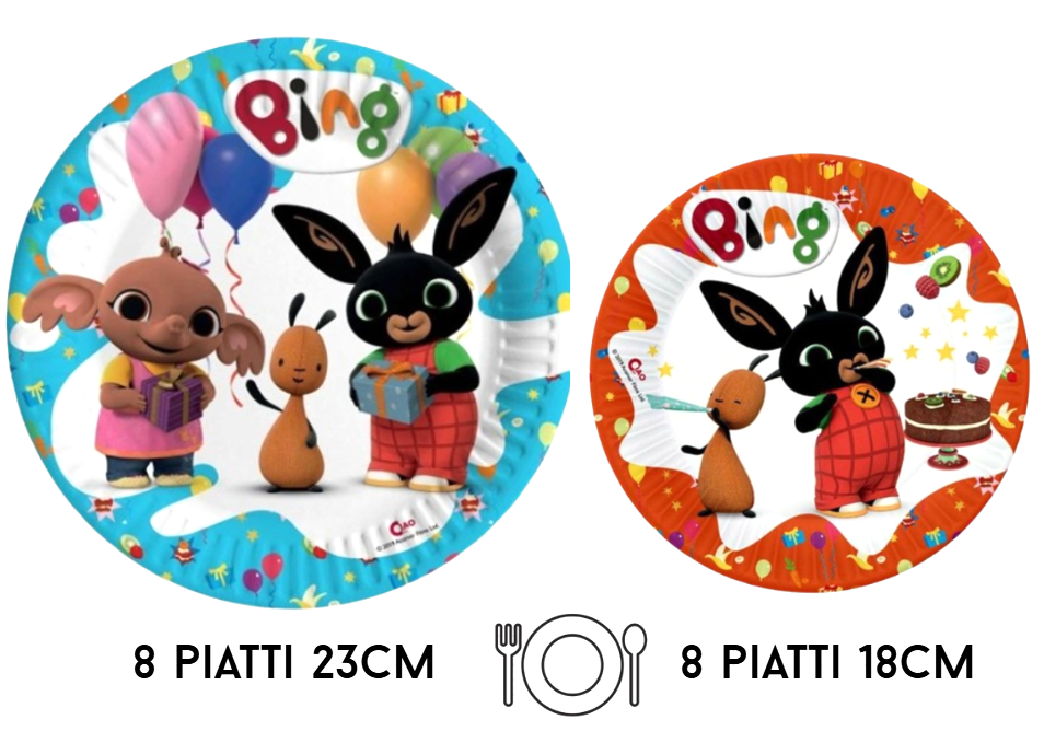 Kit Compleanno Bing per 8 Persone