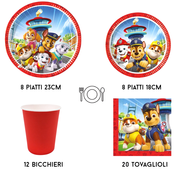 Kit Compleanno Paw Patrol
