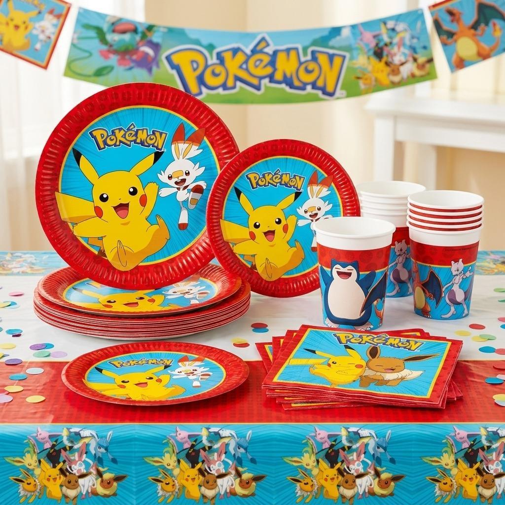 Kit Compleanno Tavola Pokemon 16 persone