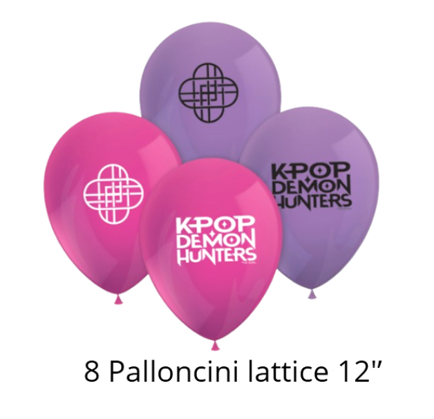 Kit Compleanno Tavola K-Pop Demon Hunters