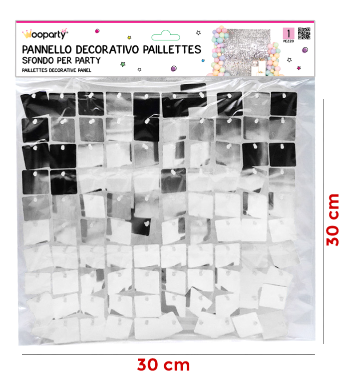 Pannello Decorativo Argento