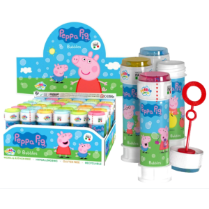 Bolle di sapone peppa pig 60ml, confezione da 36 bolle, accessori per festa a tema peppa pig