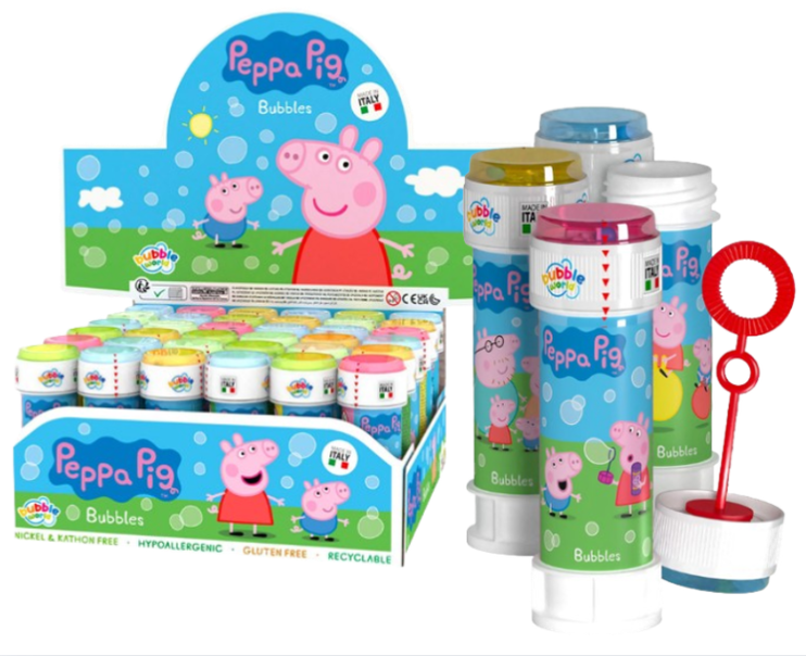 Bolle di Sapone Peppa Pig 60ml