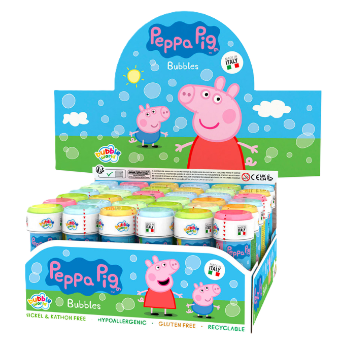 Bolle di Sapone Peppa Pig 60ml