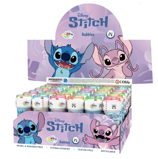 Bolle di Sapone Stitch Rosa 60ml