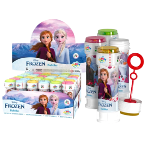 Bolle di sapone frozen 60ml, confezione da 36 bolle, accessori per festa a tema frozen