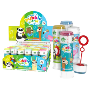 Bolle di sapone animal 60ml, confezione da 36 bolle, accessori per festa a tema animali