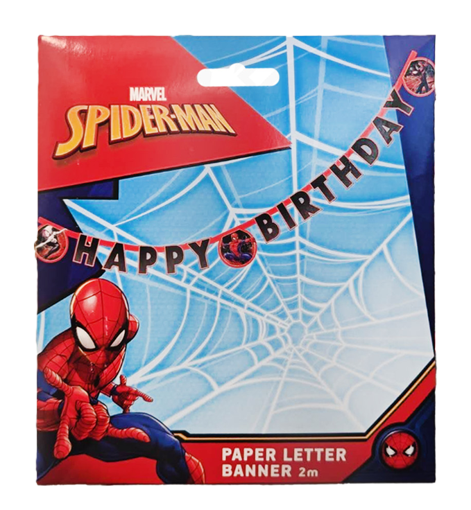 Festone in Carta Spiderman